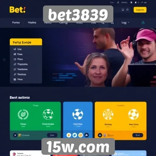 Interface do usuário do site bet3839 é intuitiva